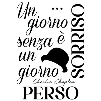  Decorazione adesiva per pareti - Frase Adesiva - Sorriso