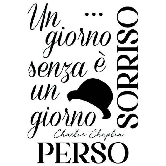  Decorazione adesiva per pareti - Frase Adesiva - Sorriso