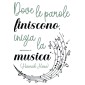  Decorazione adesiva per pareti - Frase Adesiva - Musica