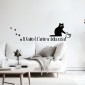 Adesivi in PVC Premium - Frase Adesiva - Gatto