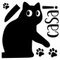 Frase Adesiva - Gatto