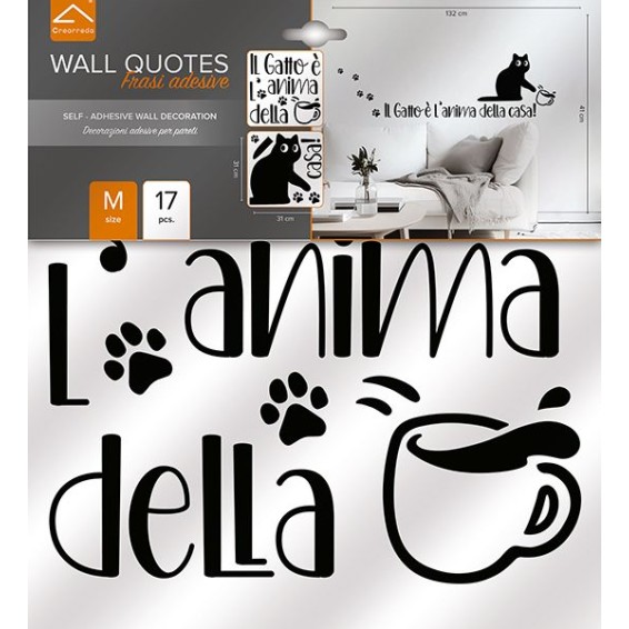 Frase Adesiva - Gatto