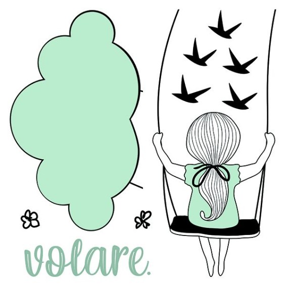 Frase Adesiva - Testa tra le Nuvole