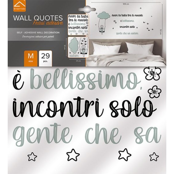 Frase Adesiva - Testa tra le Nuvole