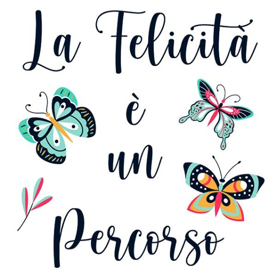  Decorazione adesiva per pareti - Frase Adesiva - Felicità