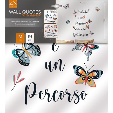 Frase Adesiva - Felicità