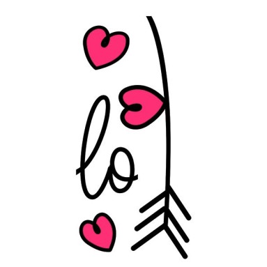  Decorazione adesiva per pareti - Frase Adesiva - Love