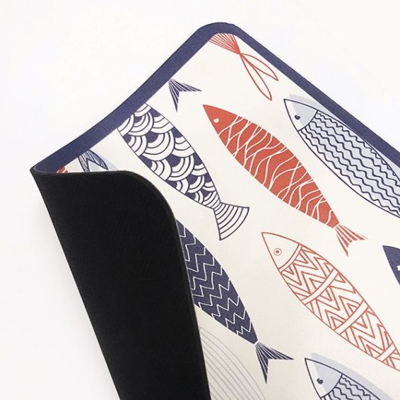 Asciughino - Blue Fishes 40x60