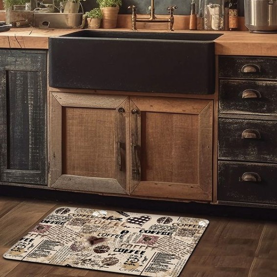  Tappeto assorbente per uso domestico - Asciughino - Coffee Pattern 40x60