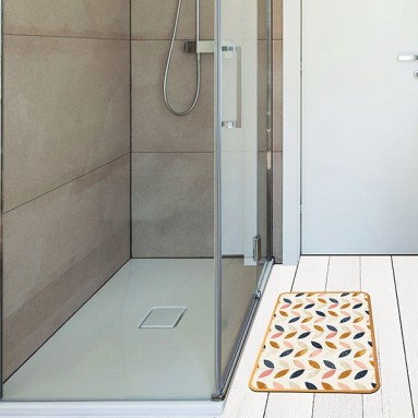  Tappeto assorbente per uso domestico - Asciughino - Copper Leaves 40x60