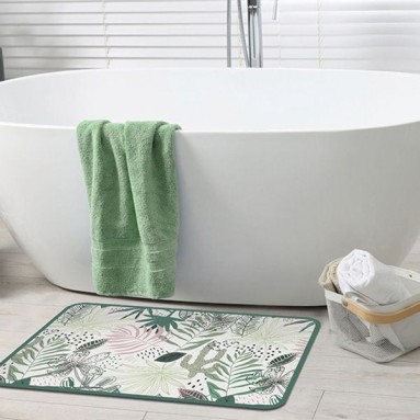 Tappeto assorbente in poliuretano - Asciughino - Green Palms 40x60