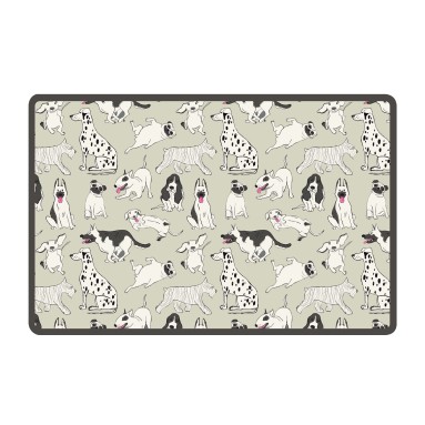  Tappeto assorbente per uso domestico - Asciughino - Grey Dogs 40x60