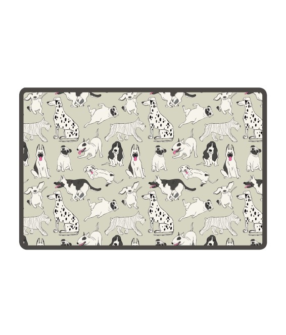  Tappeto assorbente per uso domestico - Asciughino - Grey Dogs 40x60