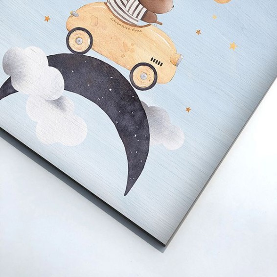 Wood Art - Driving Bear