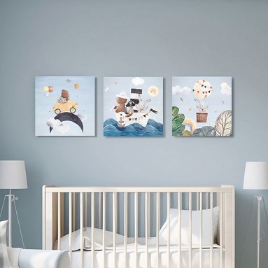 Wood Art - Smiling Friends Sailing