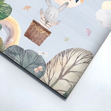 Wood Art - Flying Rabbit