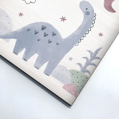 Wood Art - Violet Diplodocus