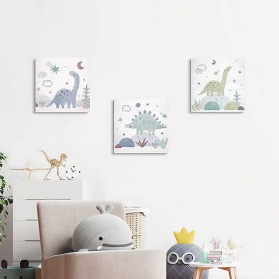 Wood Art - Green Apatosaurus