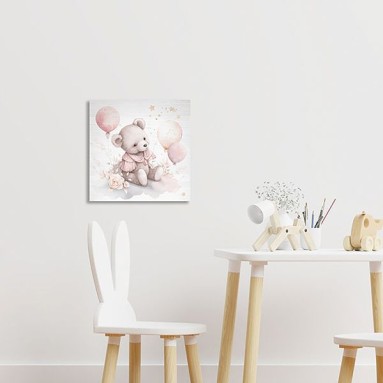 Quadri in Legno - Wood Art - Bear on Clouds