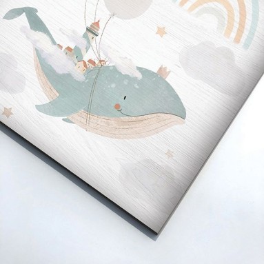 Wood Art - Flying Whale