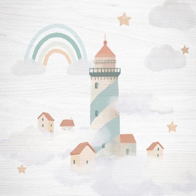  Stampa su Legno - Wood Art - Cloud City