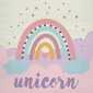  Stampa su Legno - Wood Art - Pink Rainbow