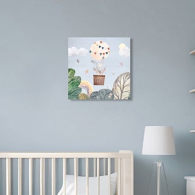 Wood Art - Flying Rabbit