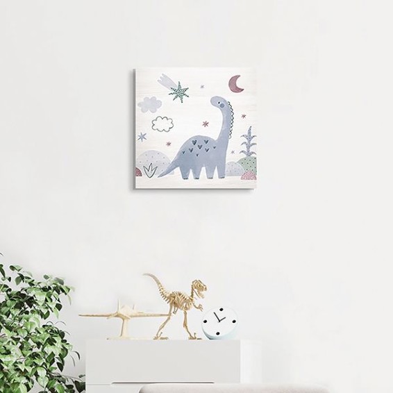 Wood Art - Violet Diplodocus