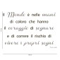 Decorazione adesiva per muri Frase Adesiva - Paulo Coelho