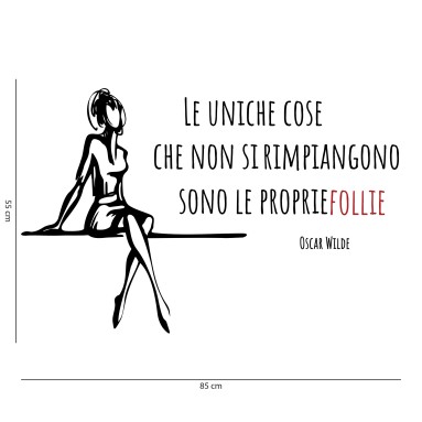 Frase Adesiva - Follie