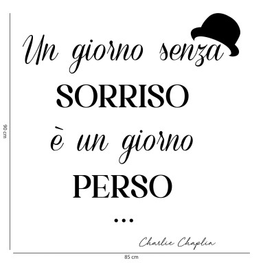 Frase Adesiva - Sorriso