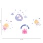 Adesivi Murali Camerette Happy Fairies Bubble Free