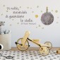 ambientazione scritte adesive per camerette piccolo principe