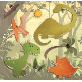 grafica prodotto per camerette 3 leavels dinosaurs