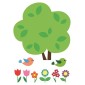 grafica primo foglio prodotto adesivo per camerette tree with flowers
