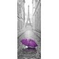 grafica prodotto rivestimento per porta ombrello viola parigi