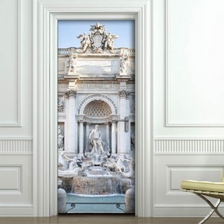 Door Cover - Trevi Fountain