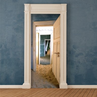 ambientazione prodotto rivestimento per porta desert