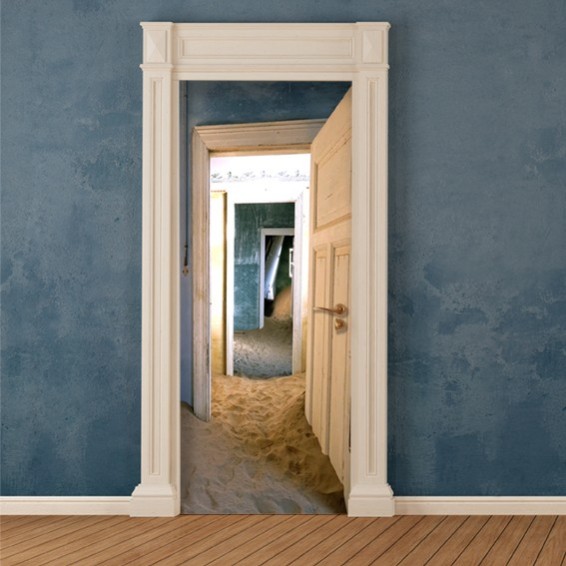 ambientazione prodotto rivestimento per porta desert