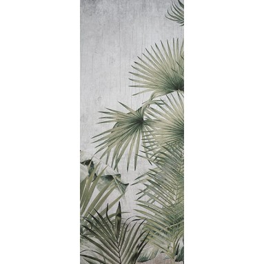 grafica prodotto rivestimento per porta vintage tropical