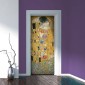 ambientazione prodotto rivestimento per porta il bacio gustav klimt