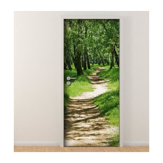 ambientazione prodotto rivestimento per porta sentiero