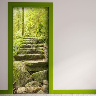 ambientazione prodotto rivestimento per porta green