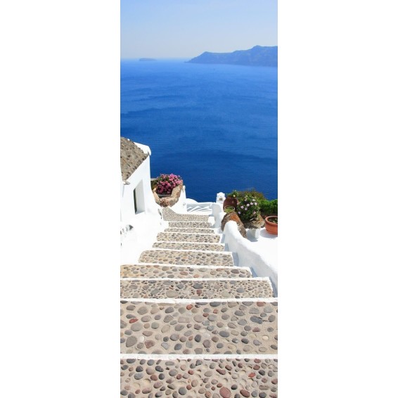 grafica prodotto rivestimento per porta santorini