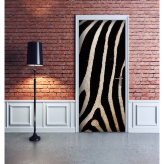 ambientazione prodotto rivestimento per porta zebra