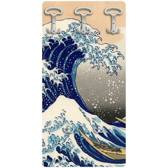 grafica prodotto attaccapanni in legno a parate hokusai