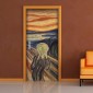 ambientazione prodotto rivestimento per porta l'urlo edvard munch