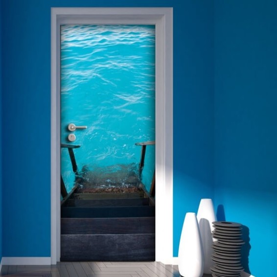 ambientazione prodotto rivestimento per porta diving