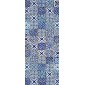 grafica prodotto rivestimento per porta blue azulejos
