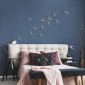 ambientazione prodotto spring decor white metal butterflies